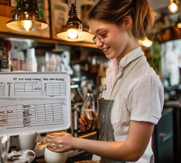 餐饮服务员的拿铁收入及提成分析