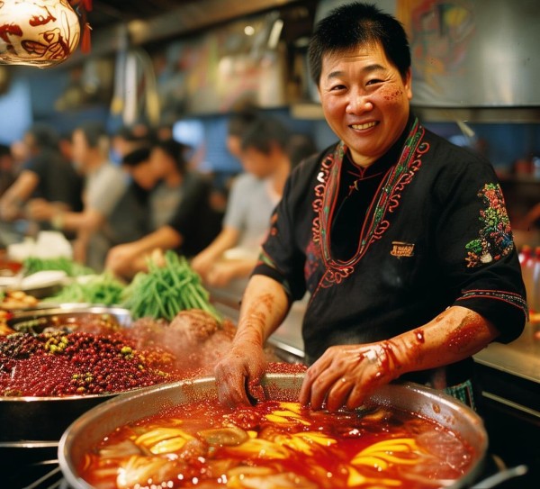 服务员，川渝火锅的守护者