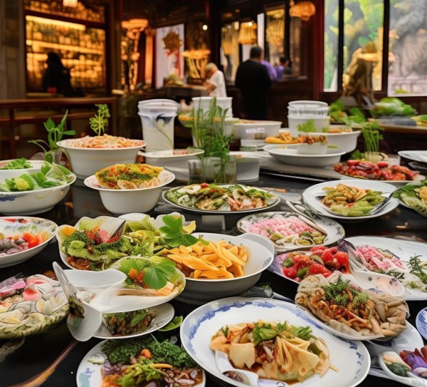 中式美食，嵩山大食堂的亮点与挑战，美食文化与现代管理的融合