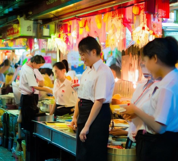 大排档服务员的规范管理